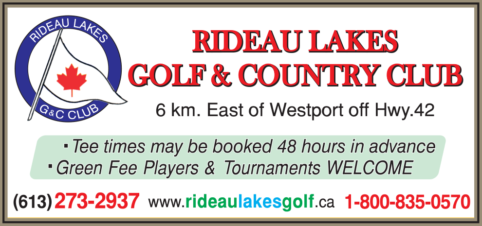 Rideau Lakes Golf & Country Club 613-273-2937