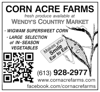 Corn Acre Farms    Lyndhurst  613-928-2977