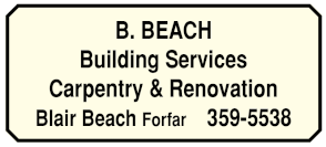 B Beach Building Services  613-359-5538