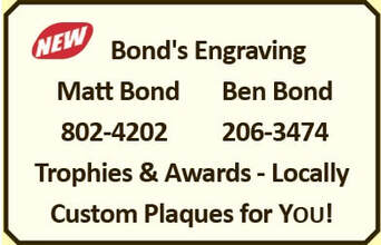 Bond's Engraving 613-802-4202  or 613-206-3474