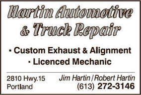 Hartin Automotive  613-272-3146