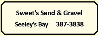 Sweet’s Sand & Gravel  Div. GTackaberry & Sons Const Co Ltd  613-387-3838