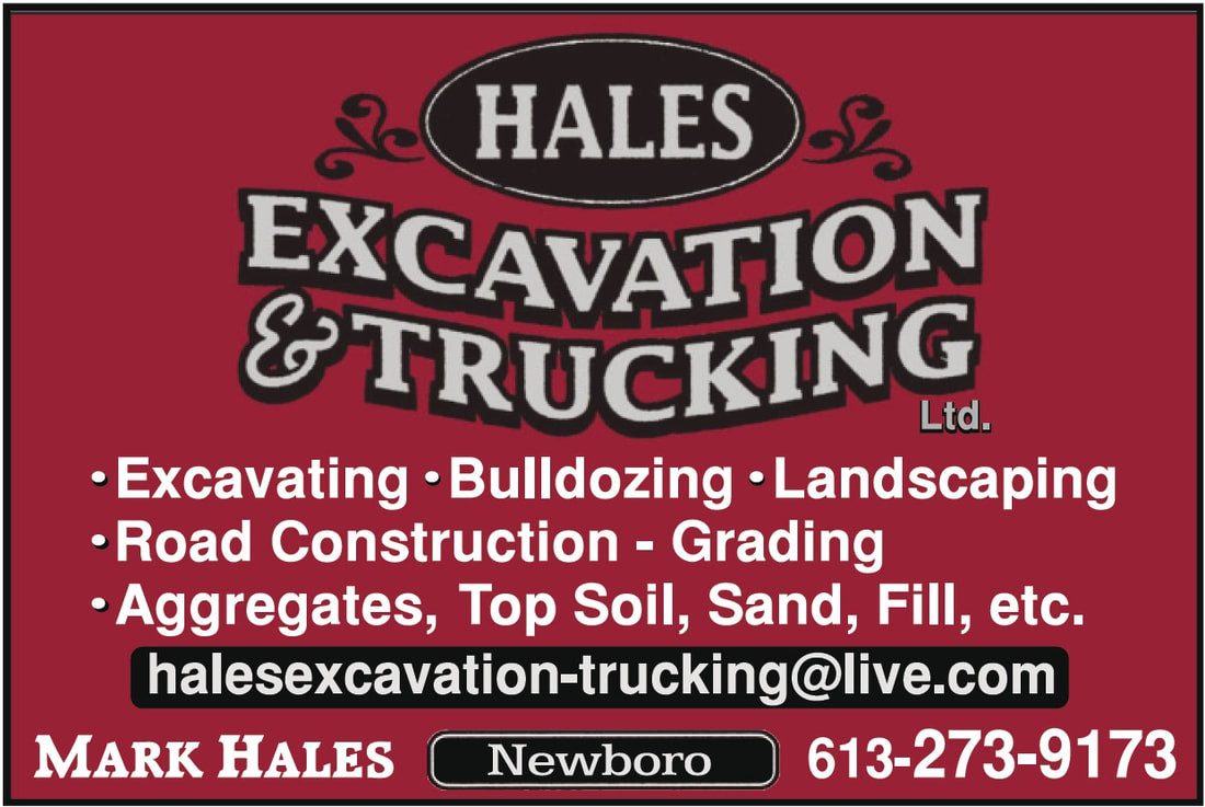 Hales Excavation & Trucking Newboro 613-273-9173