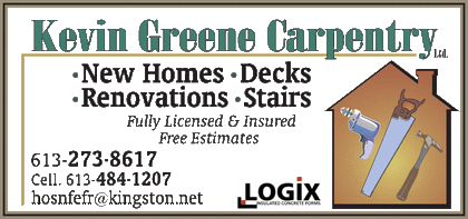 Kevin Green Carpentry  273-8617