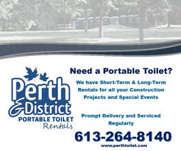 Perth & District Portable Toilet Rentals 613-264-8140 