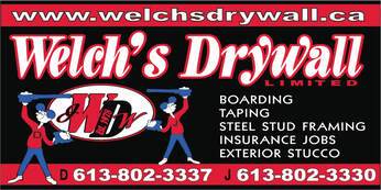 Welch's Drywall       Portland    613-272-3179