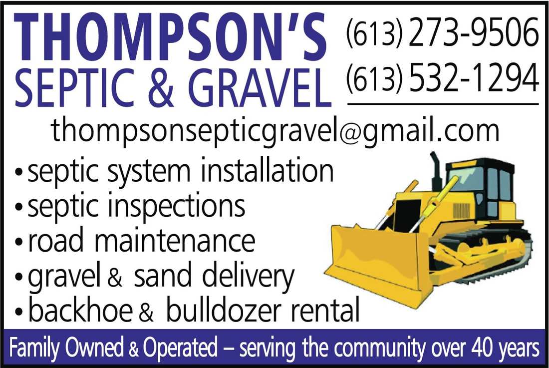Thompson’s Septic & Gravel RR1 Westport  613-273-9506