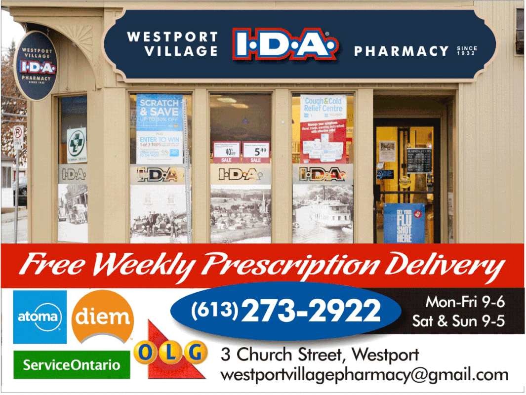 Westport Village Pharmacy 613-273-2922