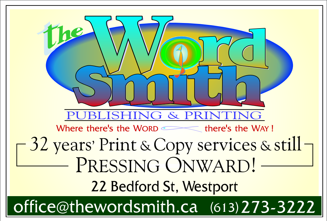 The Wordsmith Printing & Publishing 613-273-3222